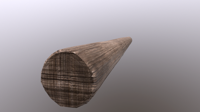 Log 3D Модель .c4d .max .obj .3ds .fbx .stl .blend 