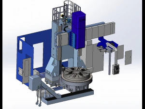 torno vertical vtc2000 Modelo 3D