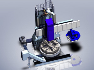 vertical turning machine vtc2000 3D Модель