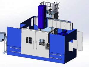 torno vertical vtc2000 Modelo 3D