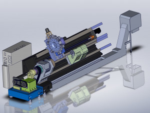 turning machine st130 Modèle 3D