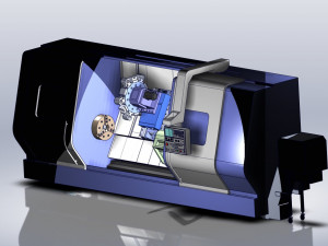 turning machine st130 Modèle 3D