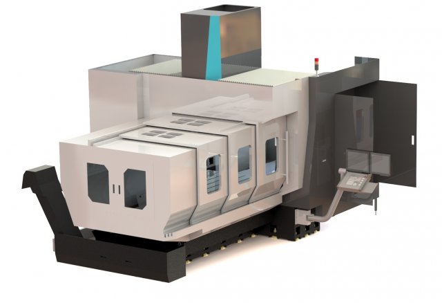 turning machine dcx22 Modelo 3D .c4d .max .obj .3ds .fbx .stl .blend 