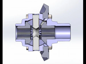 vrachtwagen differentieel 3D Model