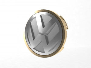 volkswagen logo Modelo de Impressão 3D
