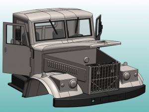 kraz 256 cab Modelo de Impressão 3D