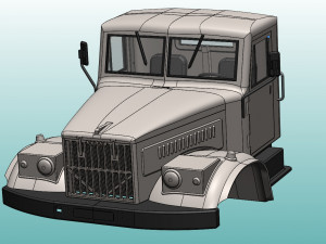 kraz 256 cab Modelo de Impressão 3D