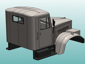 kraz 256 cab Modelo de Impressão 3D