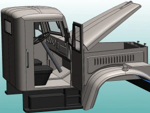 cabine kraz 256 Modelo de Impressão 3D