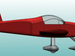 aircraft rv-14a model 3D Print Model