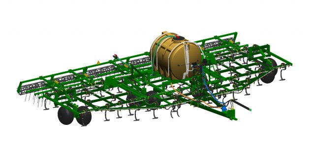 cultivator ak-97 3D Model .c4d .max .obj .3ds .fbx .stl .blend 