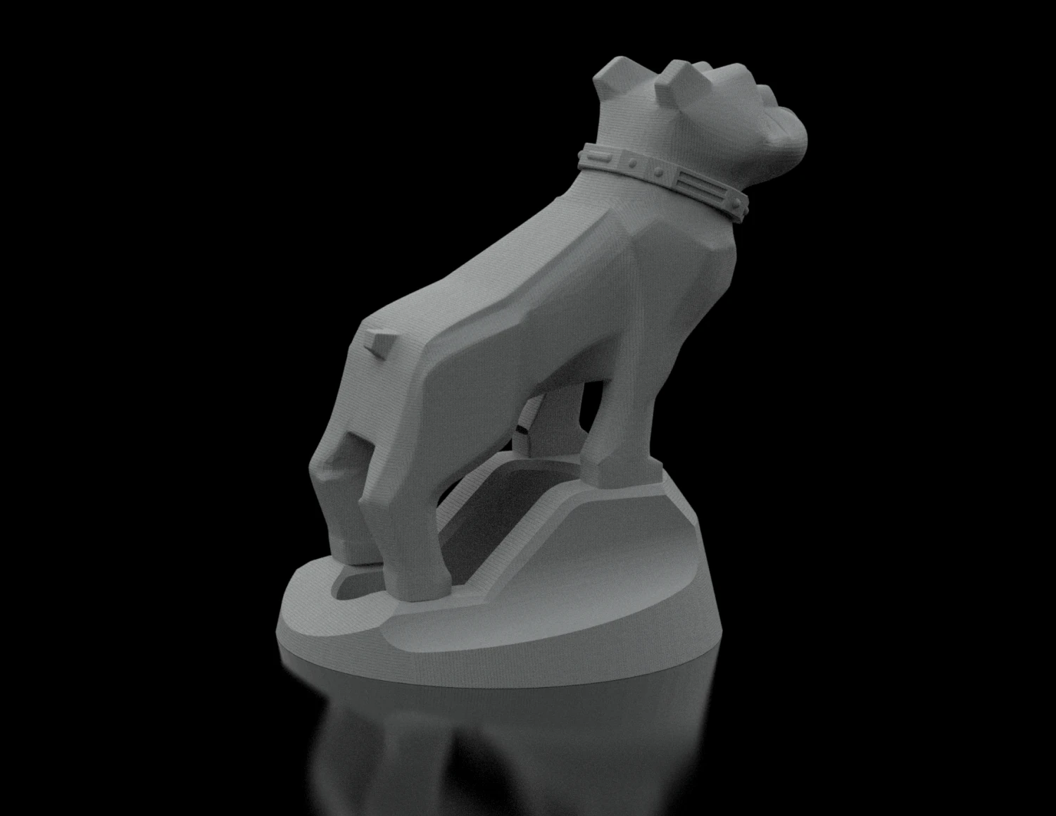 bulldog 3D Print Model .c4d .max .obj .3ds .fbx .stl .blend 