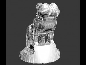 bulldog Modello di stampa 3D