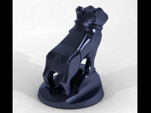 bulldog Modello di stampa 3D