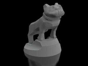 bulldog Modello di stampa 3D