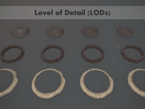sewer hatch v4 low poly lods 3D मॉडल