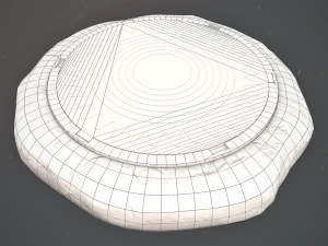 sewer hatch v5 low poly lods 3D Model