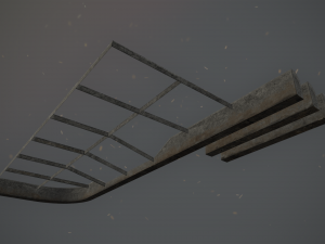 sidewalk set 1 modular low poly color options 3D 模型