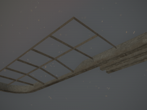 sidewalk set 2 modular low poly color options Modelo 3D