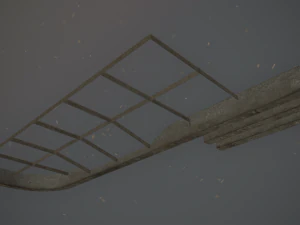 फुटपाथ सेट 2 मॉड्यूलर लो पॉली रंग विकल्प 3D मॉडल