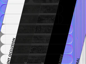 ensemble de trottoirs 3 options de couleurs modulaires low poly Modèle 3D