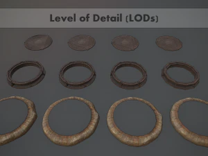 सीवर हैच वी6 लो पॉली लॉड्स 3D मॉडल