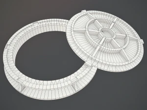 सीवर हैच वी6 लो पॉली लॉड्स 3D मॉडल