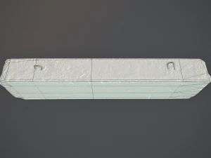 कंक्रीट रोडब्लॉक बैरियर लो पॉली लॉड्स 3D मॉडल