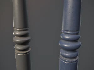 barrier bollard pack 1 v1 five color options low poly lods 3D Model