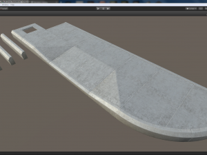 sidewalk - modular set 4 low poly 3D Model