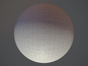 concrete hemisphere barrier pack 1 three color options low poly lods 3D Модель