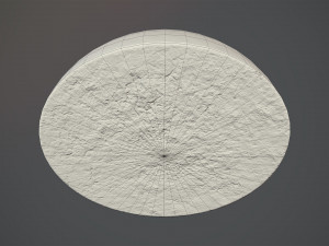 concrete hemisphere barrier pack 1 three color options low poly lods 3D Модель