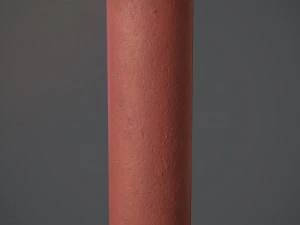 बैरियर बोलार्ड पैक 3 रेड वी3 लो पॉली लॉड्स 3D मॉडल