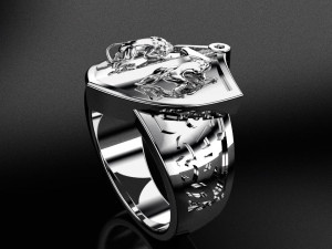 lions ring Modelo de Impressão 3D