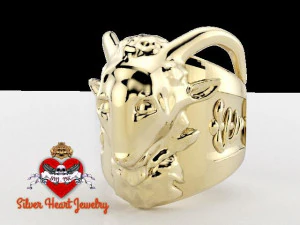 baphomet ring 3D Print Model