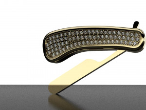 barber blade pendant Modelo de impresión 3D