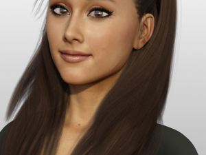ariana grande photorealistic bundle 3D मॉडल