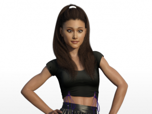 ariana grande photorealistic bundle Modelo 3D