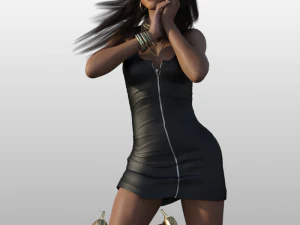 ariana grande photorealistic bundle 3D Model