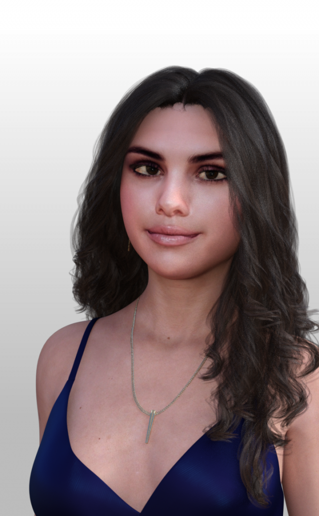 selena gomez 3D मॉडल .c4d .max .obj .3ds .fbx .stl .blend 