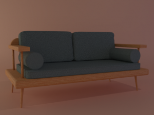 sofa 3D मॉडल