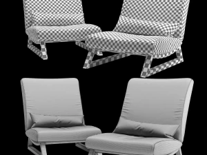 안락의자 3D 모델