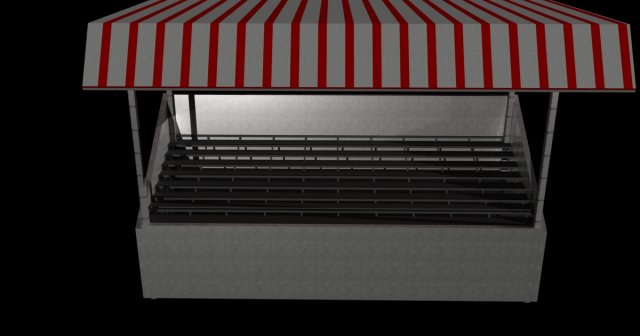 tribune Modèle 3D .c4d .max .obj .3ds .fbx .stl .blend 
