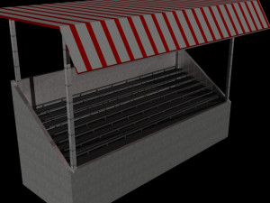 tribune Modèle 3D
