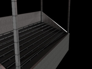 tribune Modèle 3D