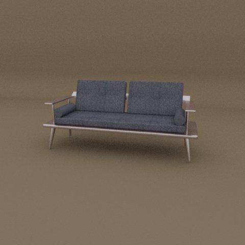 low-poly sofa 3D मॉडल .c4d .max .obj .3ds .fbx .stl .blend 
