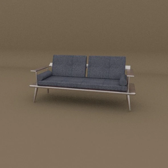 low-poly sofa 3D Model .c4d .max .obj .3ds .fbx .stl .blend 