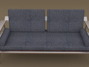low-poly sofa 3D Model
