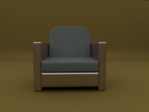 armchair 3D मॉडल