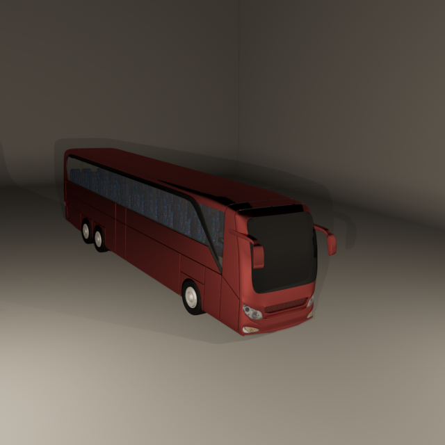 high poly bus 3D मॉडल .c4d .max .obj .3ds .fbx .stl .blend 